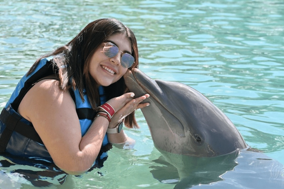 Girl with a dolphin